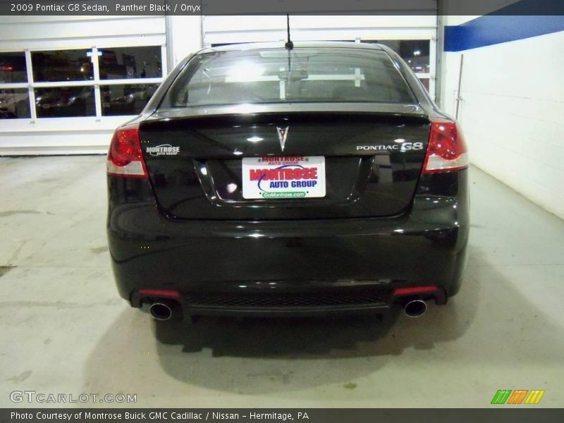 Panther Black / Onyx 2009 Pontiac G8 Sedan