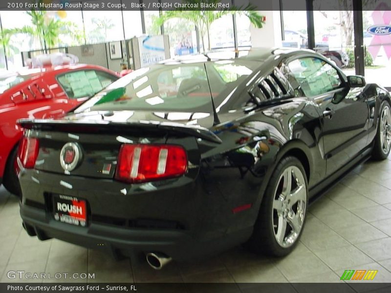 Black / ROUSH Charcoal Black/Red 2010 Ford Mustang Roush Stage 3 Coupe