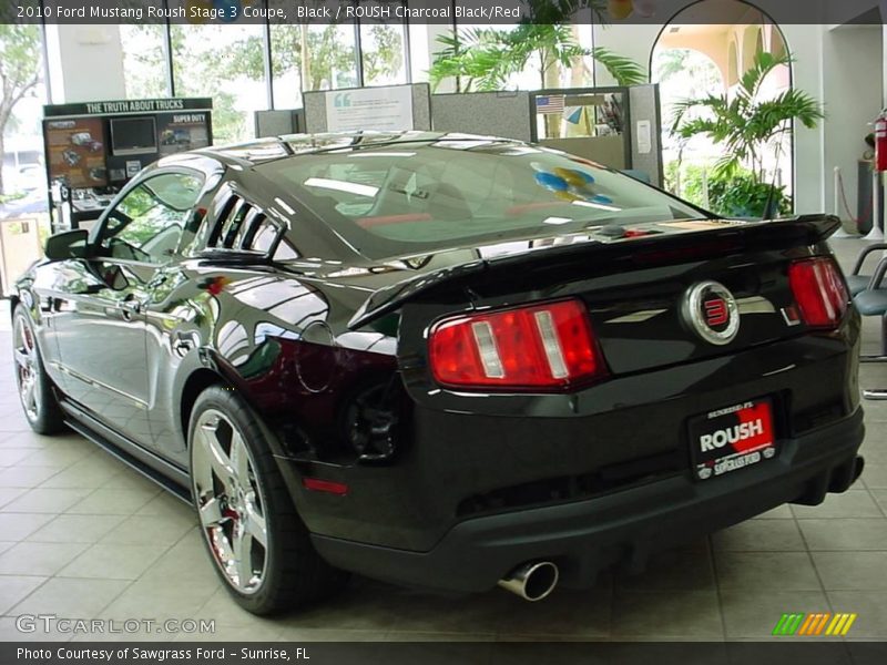 Black / ROUSH Charcoal Black/Red 2010 Ford Mustang Roush Stage 3 Coupe