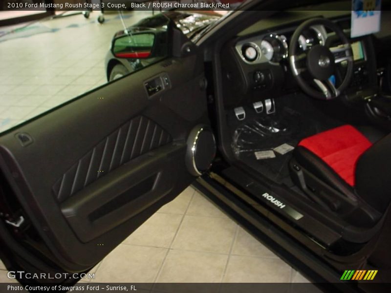 Black / ROUSH Charcoal Black/Red 2010 Ford Mustang Roush Stage 3 Coupe