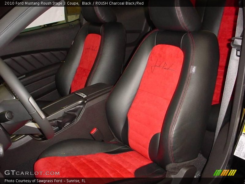 Black / ROUSH Charcoal Black/Red 2010 Ford Mustang Roush Stage 3 Coupe