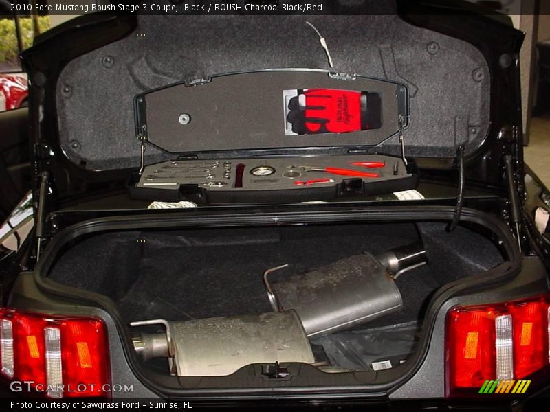 Black / ROUSH Charcoal Black/Red 2010 Ford Mustang Roush Stage 3 Coupe