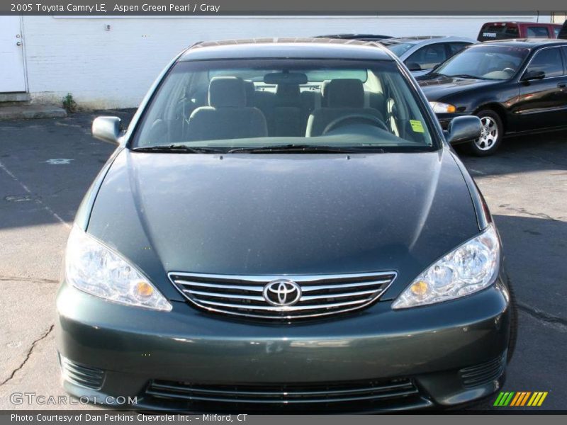 Aspen Green Pearl / Gray 2005 Toyota Camry LE