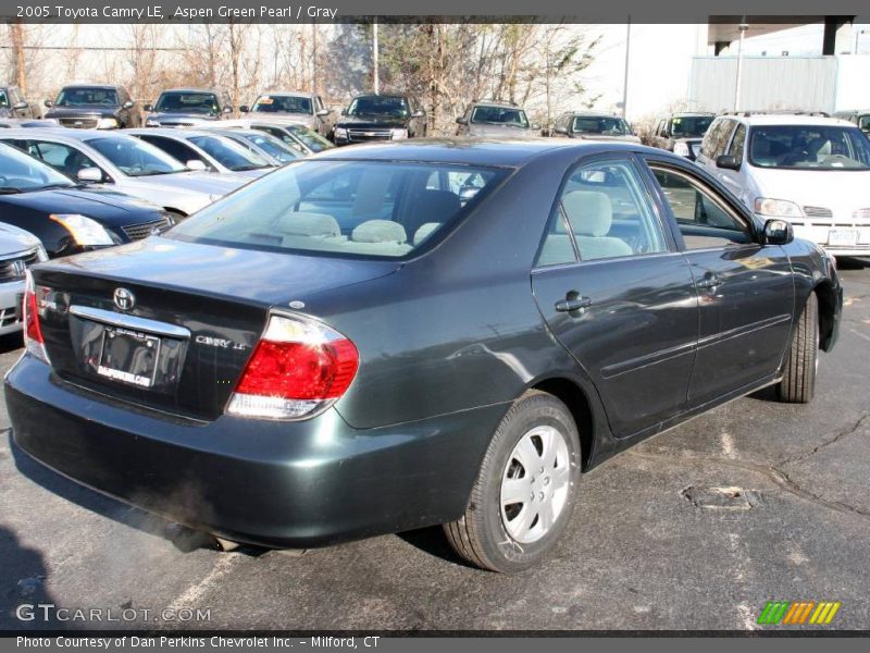 Aspen Green Pearl / Gray 2005 Toyota Camry LE