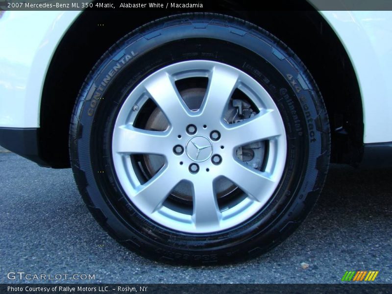 Alabaster White / Macadamia 2007 Mercedes-Benz ML 350 4Matic