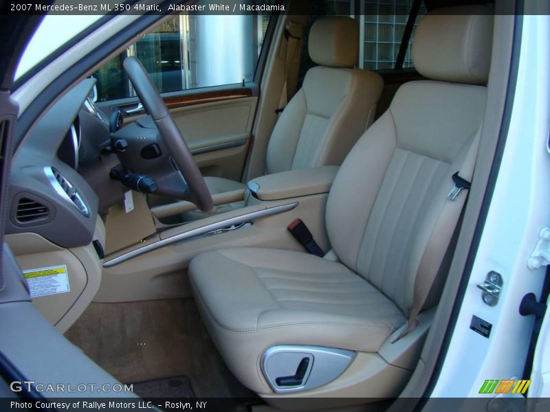 Alabaster White / Macadamia 2007 Mercedes-Benz ML 350 4Matic