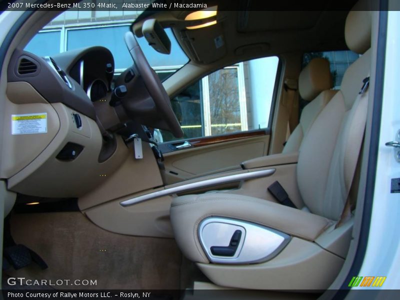 Alabaster White / Macadamia 2007 Mercedes-Benz ML 350 4Matic