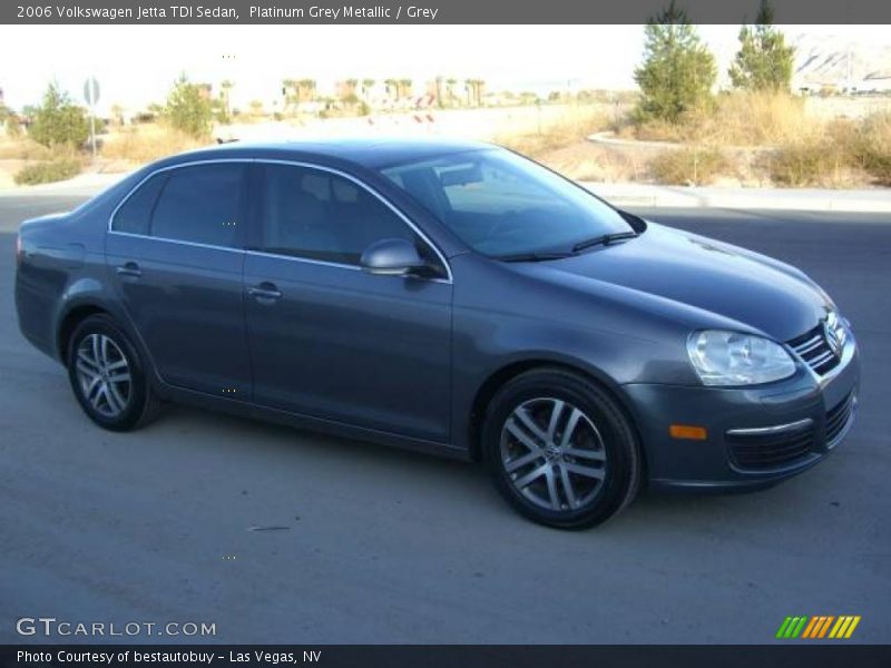 Platinum Grey Metallic / Grey 2006 Volkswagen Jetta TDI Sedan