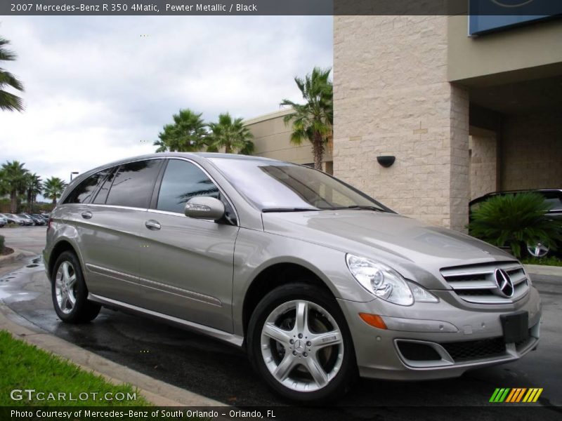 Pewter Metallic / Black 2007 Mercedes-Benz R 350 4Matic