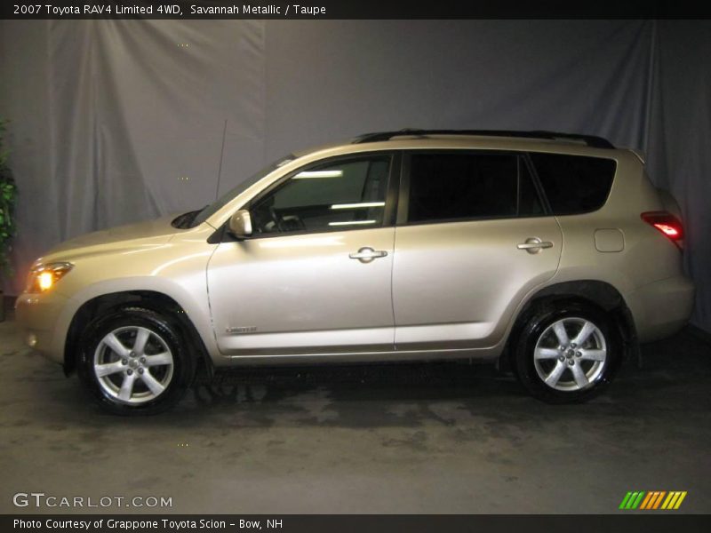 Savannah Metallic / Taupe 2007 Toyota RAV4 Limited 4WD