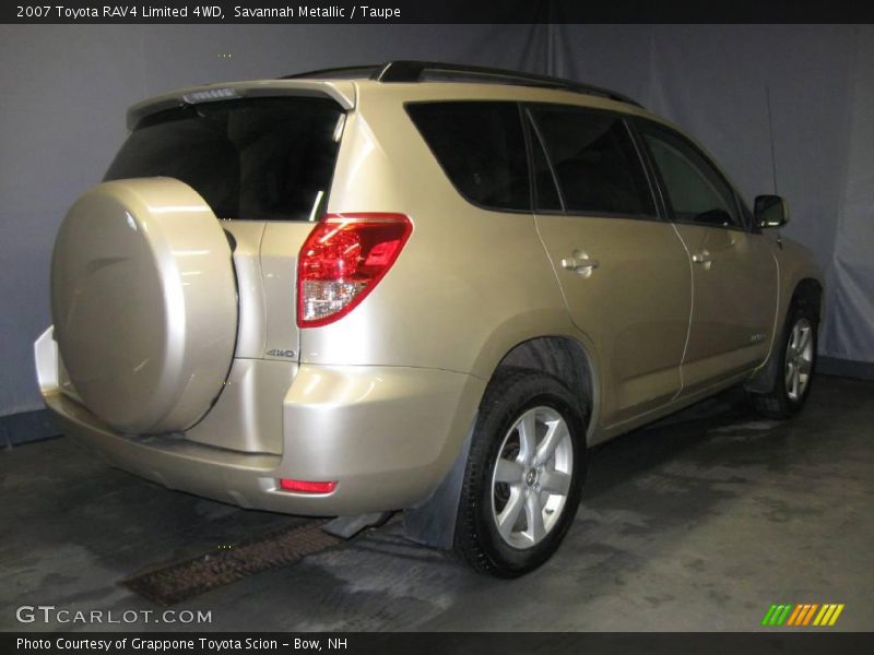 Savannah Metallic / Taupe 2007 Toyota RAV4 Limited 4WD