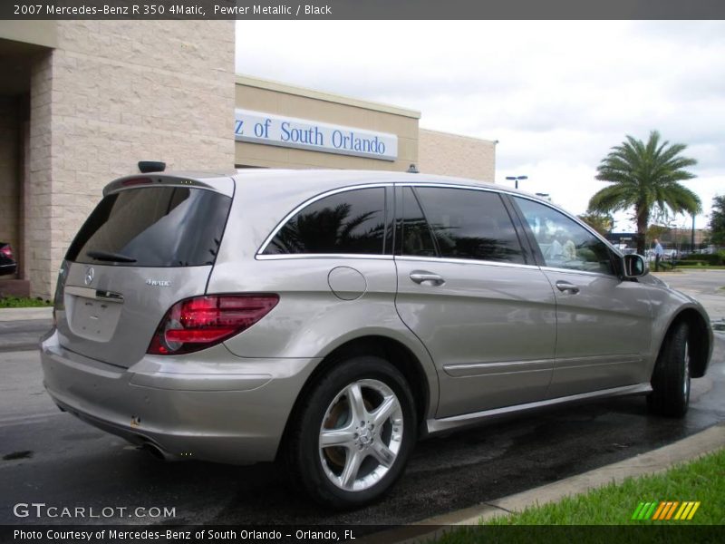 Pewter Metallic / Black 2007 Mercedes-Benz R 350 4Matic