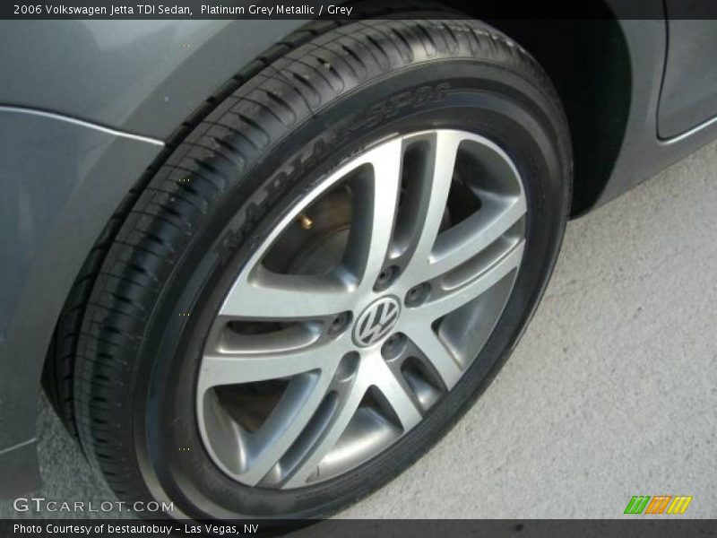 Platinum Grey Metallic / Grey 2006 Volkswagen Jetta TDI Sedan