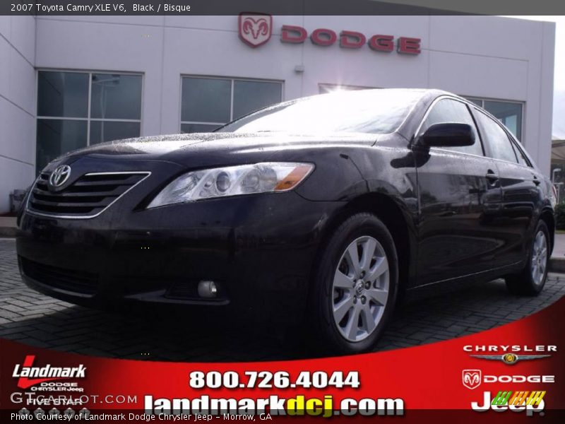 Black / Bisque 2007 Toyota Camry XLE V6
