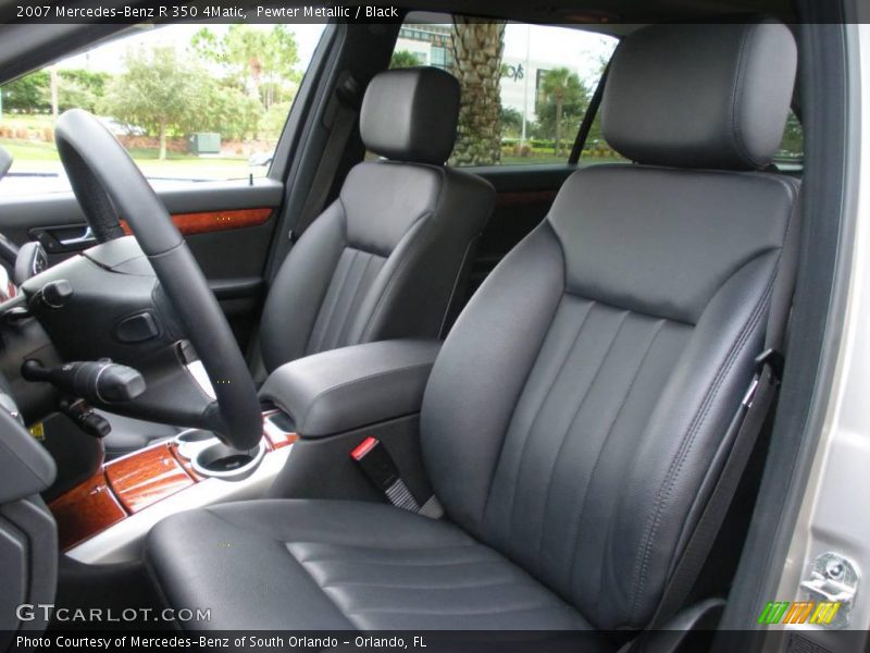 Pewter Metallic / Black 2007 Mercedes-Benz R 350 4Matic