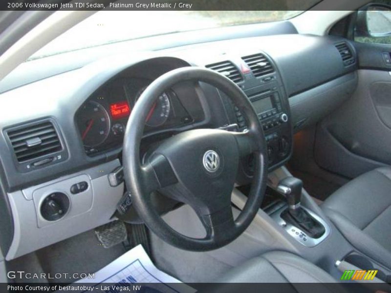 Platinum Grey Metallic / Grey 2006 Volkswagen Jetta TDI Sedan