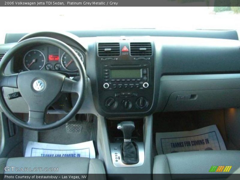 Platinum Grey Metallic / Grey 2006 Volkswagen Jetta TDI Sedan