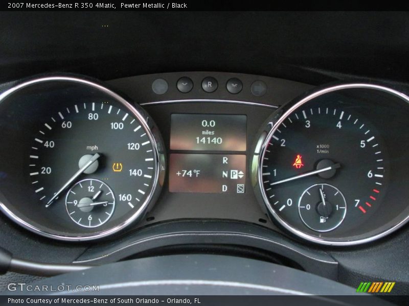 Pewter Metallic / Black 2007 Mercedes-Benz R 350 4Matic