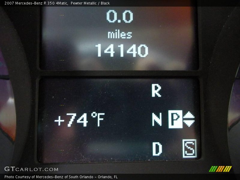 Pewter Metallic / Black 2007 Mercedes-Benz R 350 4Matic