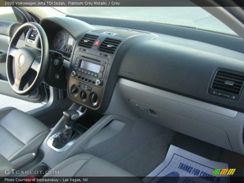 Platinum Grey Metallic / Grey 2006 Volkswagen Jetta TDI Sedan