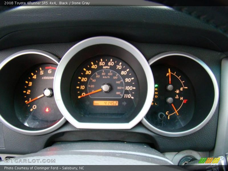 Black / Stone Gray 2008 Toyota 4Runner SR5 4x4