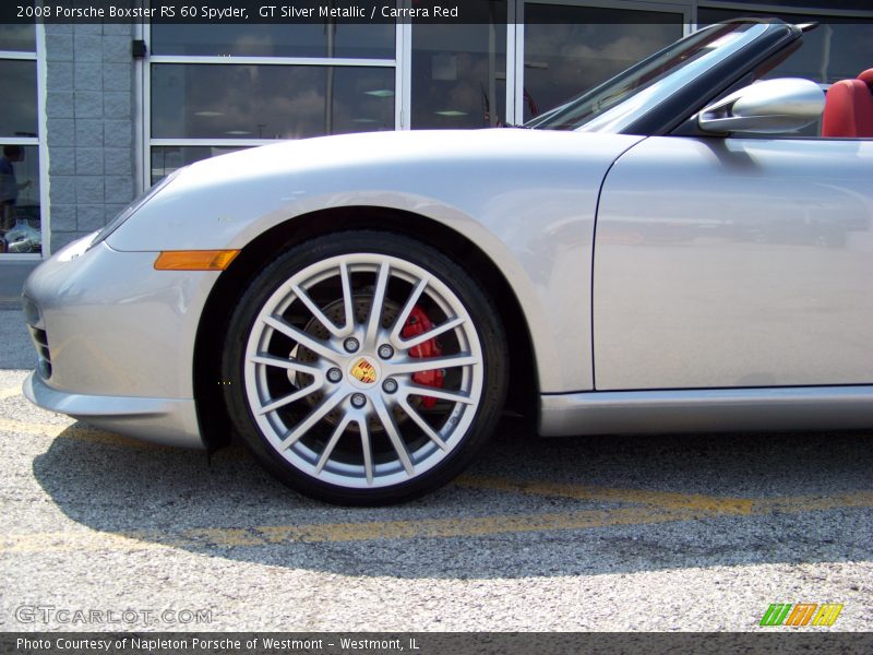 GT Silver Metallic / Carrera Red 2008 Porsche Boxster RS 60 Spyder