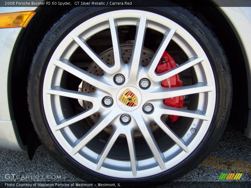 GT Silver Metallic / Carrera Red 2008 Porsche Boxster RS 60 Spyder