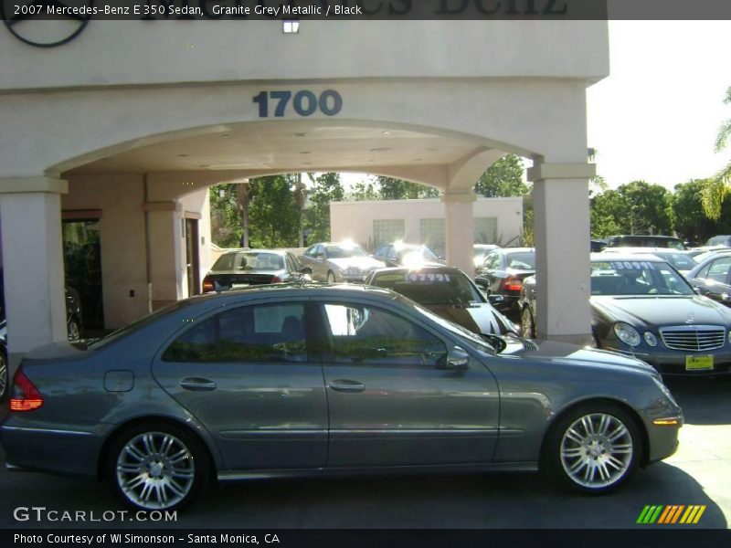 Granite Grey Metallic / Black 2007 Mercedes-Benz E 350 Sedan