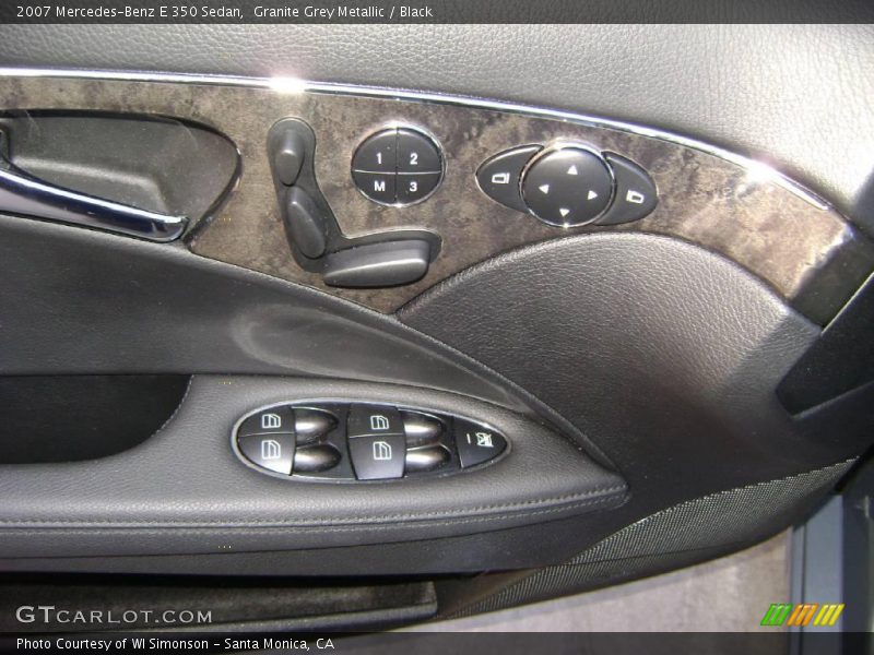 Granite Grey Metallic / Black 2007 Mercedes-Benz E 350 Sedan