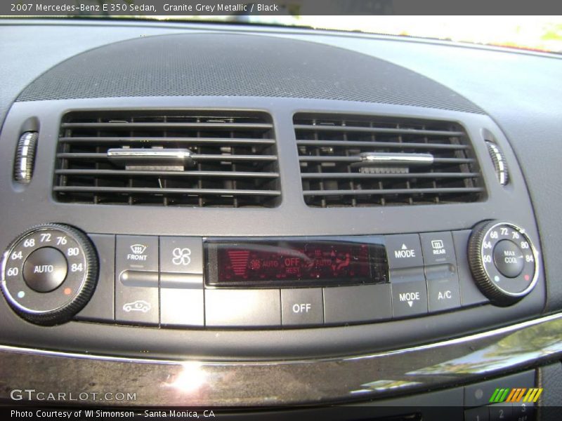 Granite Grey Metallic / Black 2007 Mercedes-Benz E 350 Sedan