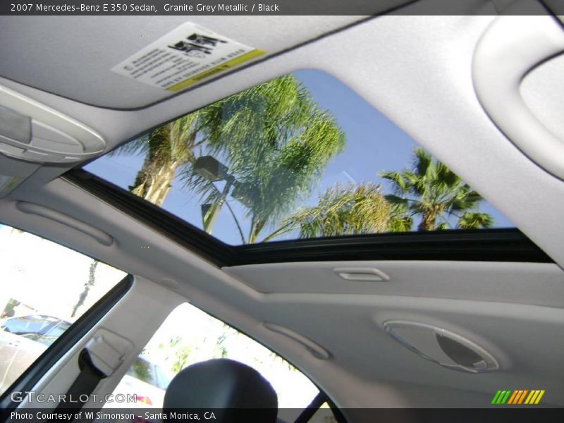 Granite Grey Metallic / Black 2007 Mercedes-Benz E 350 Sedan