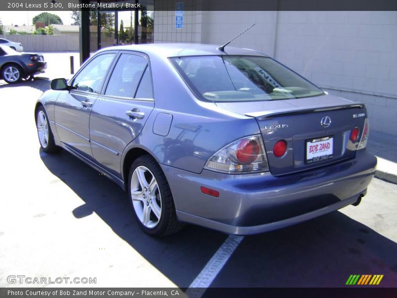 Bluestone Metallic / Black 2004 Lexus IS 300