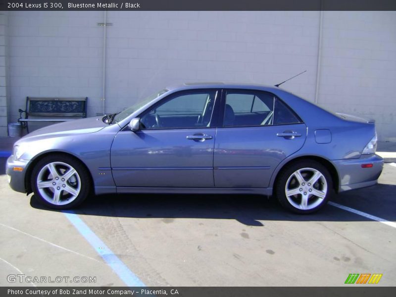 Bluestone Metallic / Black 2004 Lexus IS 300