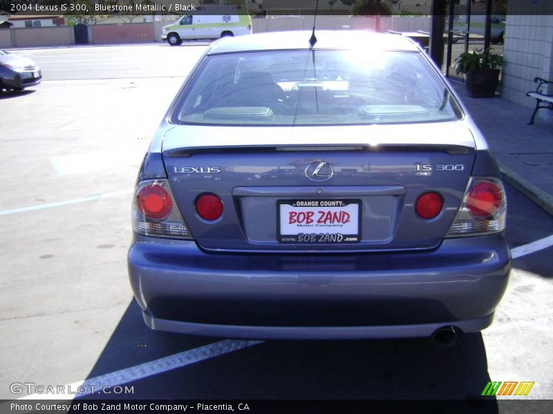 Bluestone Metallic / Black 2004 Lexus IS 300
