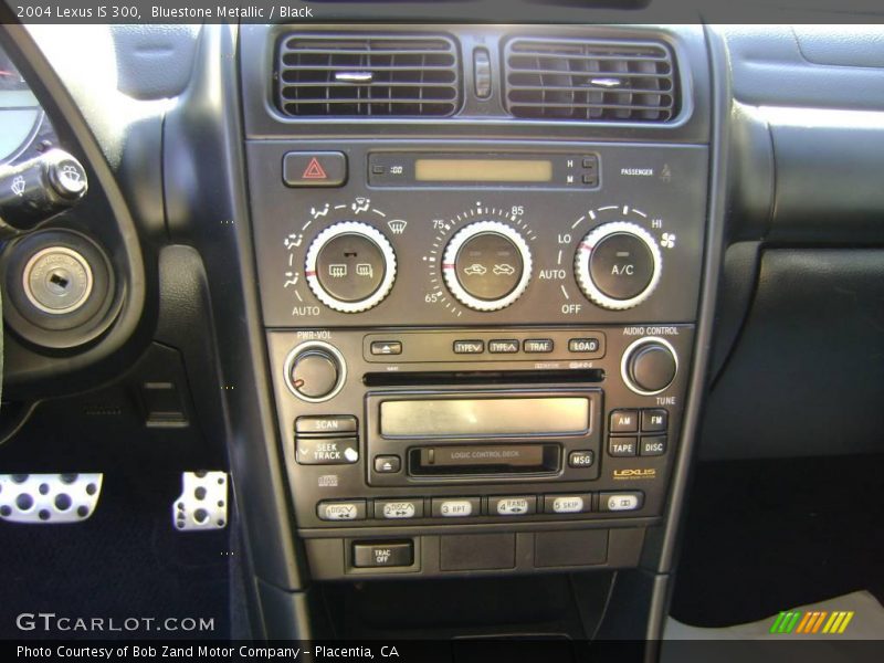 Bluestone Metallic / Black 2004 Lexus IS 300