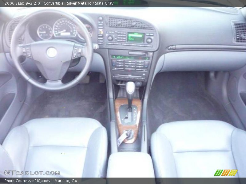 Silver Metallic / Slate Gray 2006 Saab 9-3 2.0T Convertible