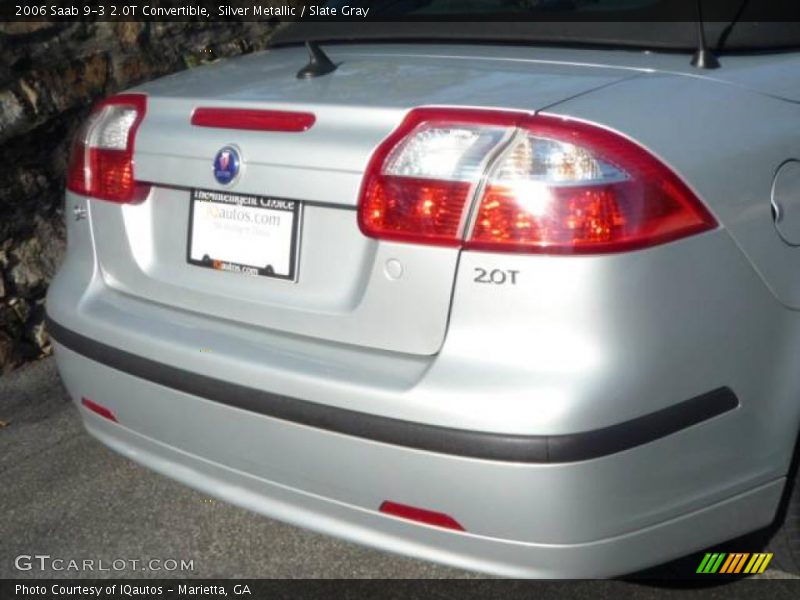 Silver Metallic / Slate Gray 2006 Saab 9-3 2.0T Convertible