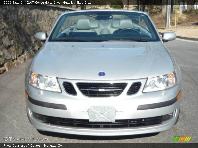 Silver Metallic / Slate Gray 2006 Saab 9-3 2.0T Convertible