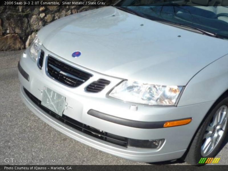 Silver Metallic / Slate Gray 2006 Saab 9-3 2.0T Convertible