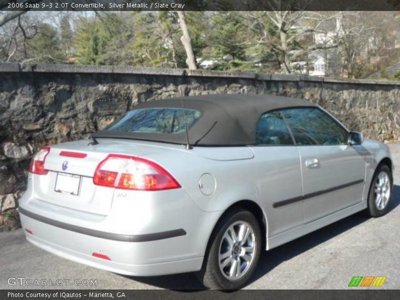 Silver Metallic / Slate Gray 2006 Saab 9-3 2.0T Convertible