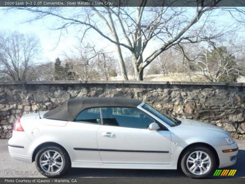 Silver Metallic / Slate Gray 2006 Saab 9-3 2.0T Convertible