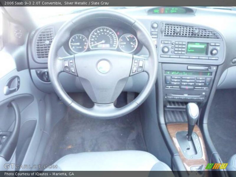 Silver Metallic / Slate Gray 2006 Saab 9-3 2.0T Convertible