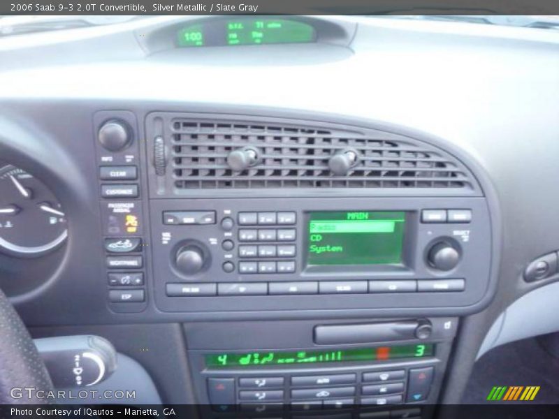 Silver Metallic / Slate Gray 2006 Saab 9-3 2.0T Convertible