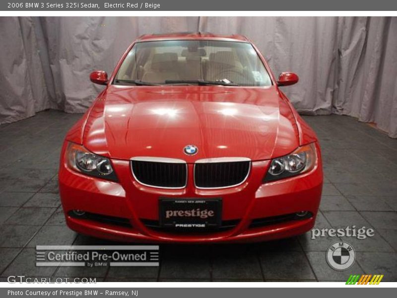 Electric Red / Beige 2006 BMW 3 Series 325i Sedan