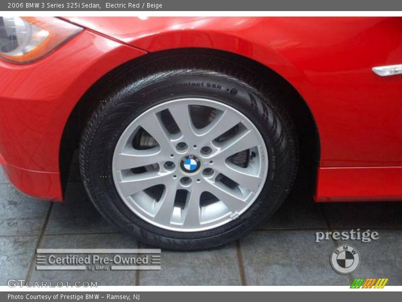 Electric Red / Beige 2006 BMW 3 Series 325i Sedan