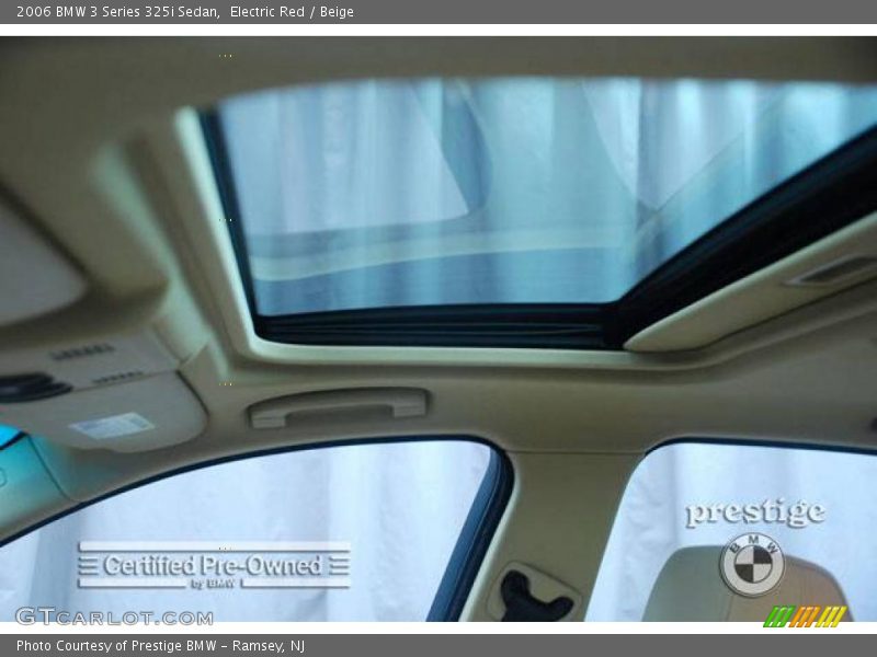 Electric Red / Beige 2006 BMW 3 Series 325i Sedan