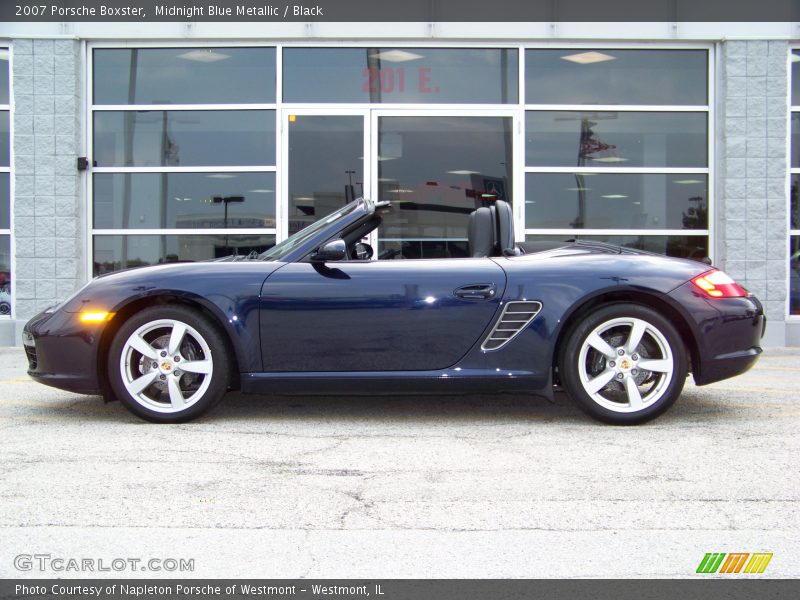 Midnight Blue Metallic / Black 2007 Porsche Boxster