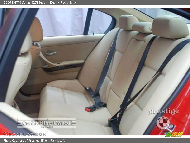 Electric Red / Beige 2006 BMW 3 Series 325i Sedan