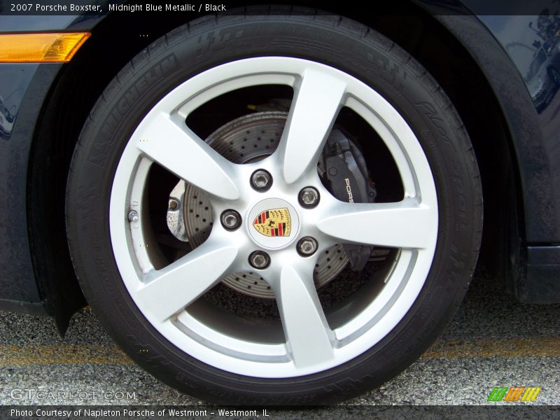 Midnight Blue Metallic / Black 2007 Porsche Boxster