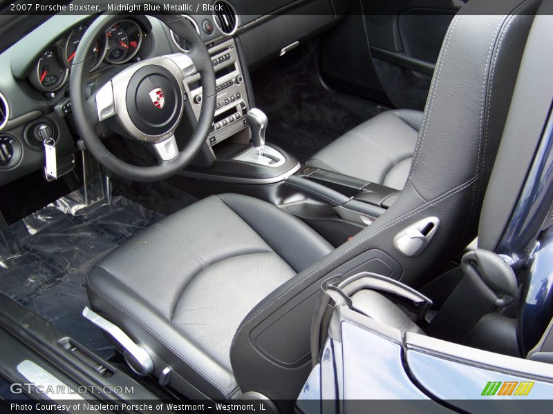 Midnight Blue Metallic / Black 2007 Porsche Boxster